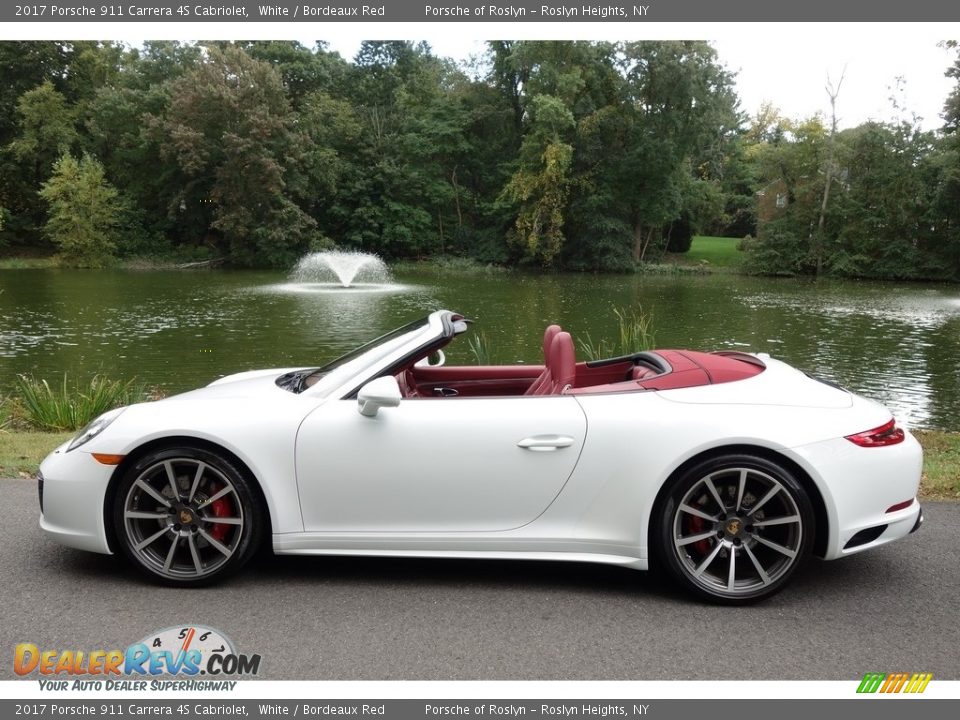 White 2017 Porsche 911 Carrera 4S Cabriolet Photo #3