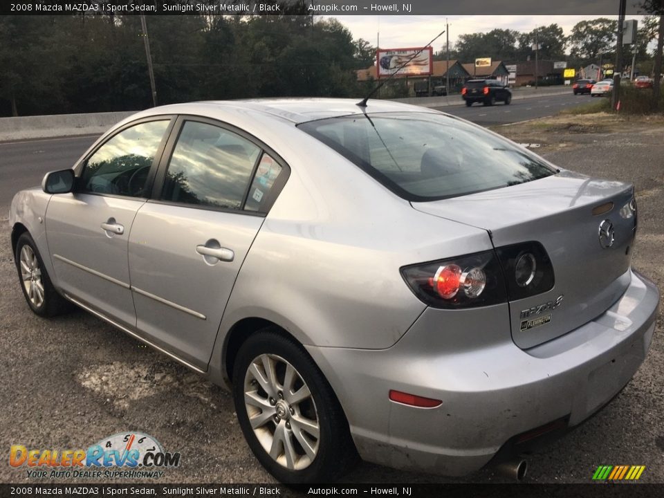 2008 Mazda MAZDA3 i Sport Sedan Sunlight Silver Metallic / Black Photo #3