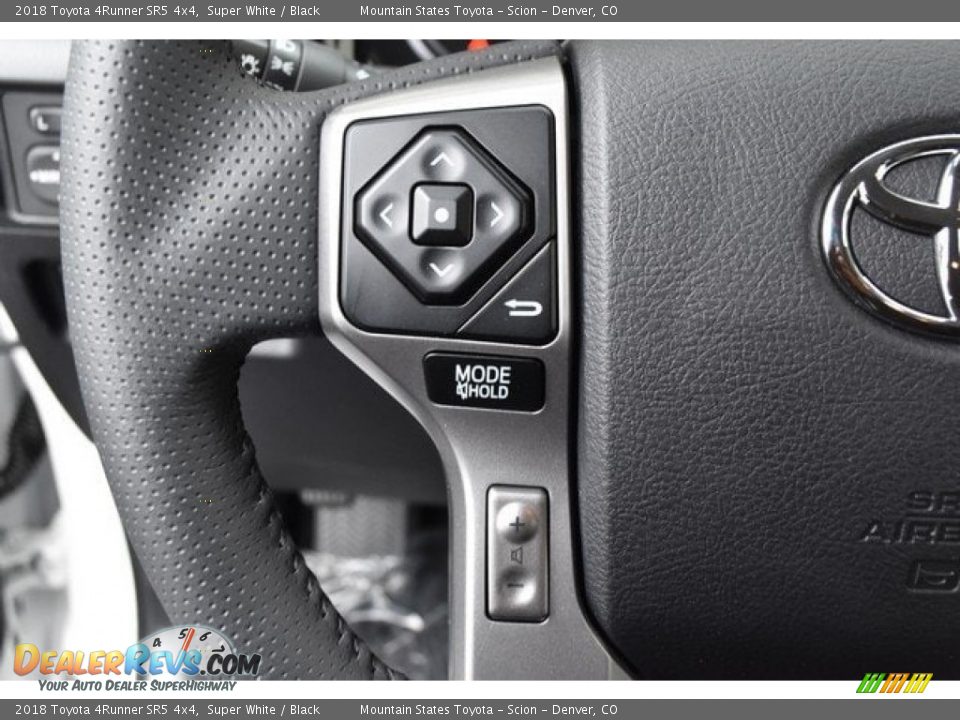 2018 Toyota 4Runner SR5 4x4 Super White / Black Photo #25
