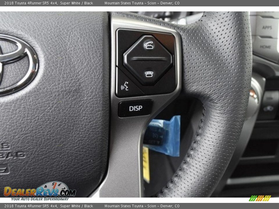 2018 Toyota 4Runner SR5 4x4 Super White / Black Photo #26