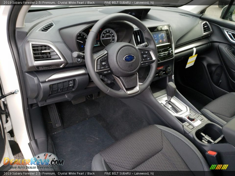 Black Interior - 2019 Subaru Forester 2.5i Premium Photo #7