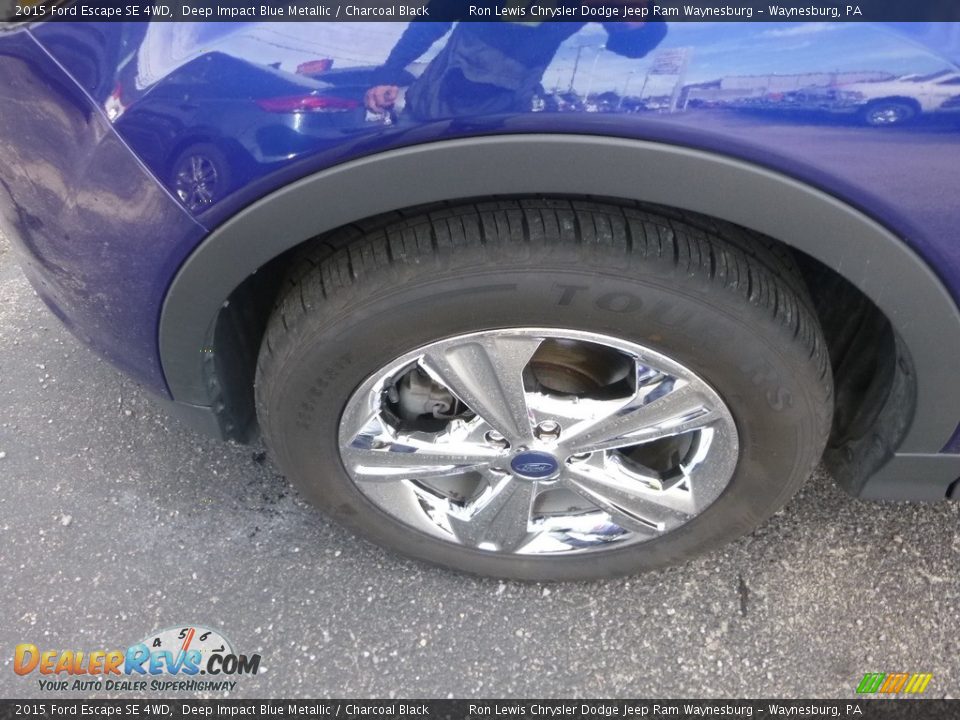 2015 Ford Escape SE 4WD Deep Impact Blue Metallic / Charcoal Black Photo #2