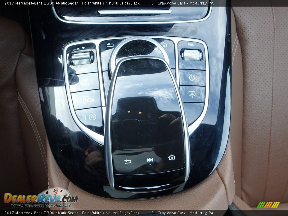 2017 Mercedes-Benz E 300 4Matic Sedan Polar White / Natural Beige/Black Photo #19