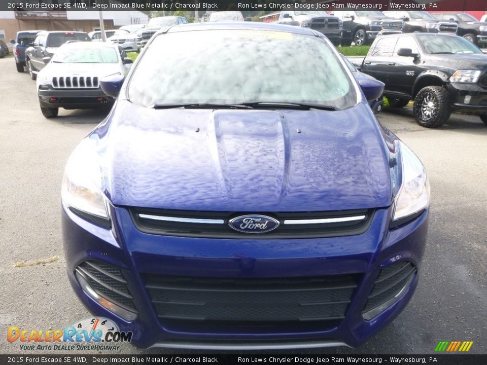 2015 Ford Escape SE 4WD Deep Impact Blue Metallic / Charcoal Black Photo #9