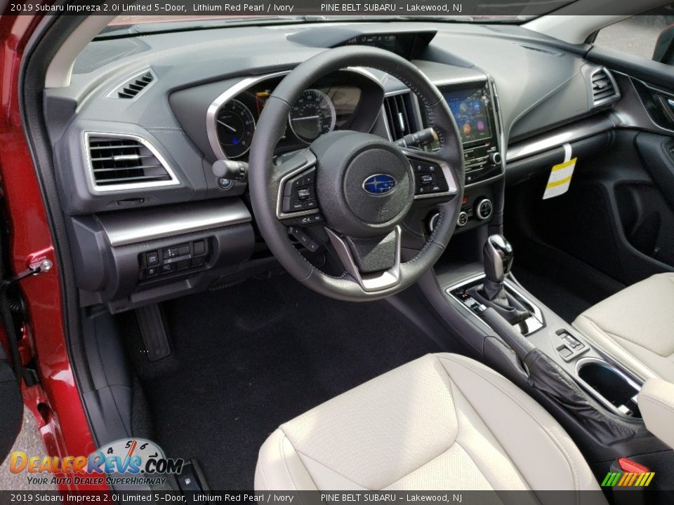 Ivory Interior - 2019 Subaru Impreza 2.0i Limited 5-Door Photo #7