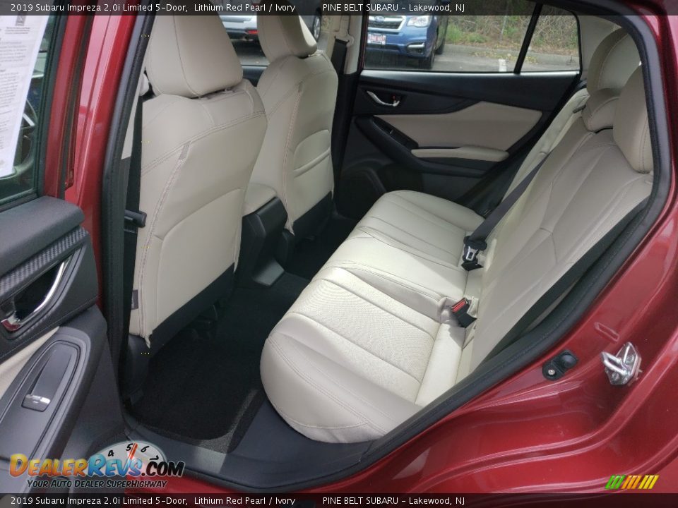 Rear Seat of 2019 Subaru Impreza 2.0i Limited 5-Door Photo #8