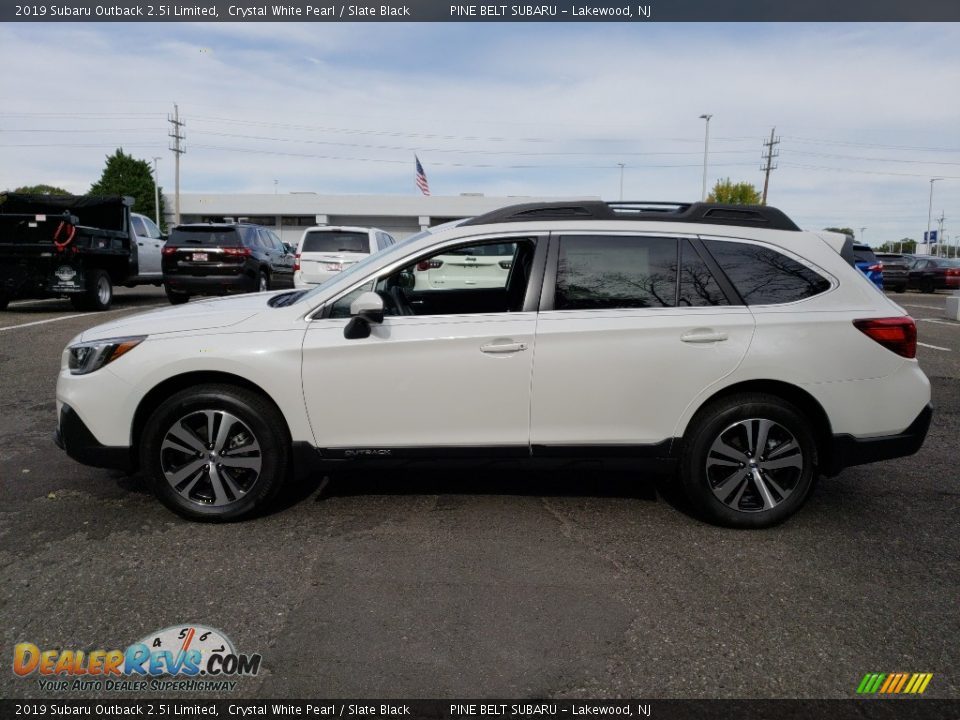 2019 Subaru Outback 2.5i Limited Crystal White Pearl / Slate Black Photo #3