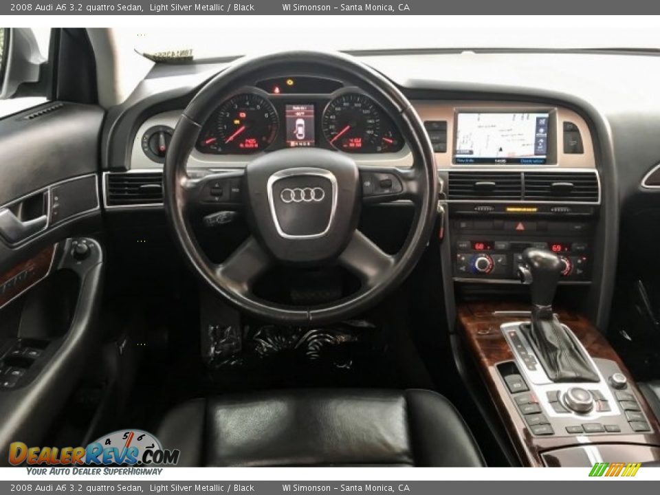 2008 Audi A6 3.2 quattro Sedan Light Silver Metallic / Black Photo #4