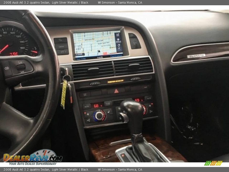 2008 Audi A6 3.2 quattro Sedan Light Silver Metallic / Black Photo #5
