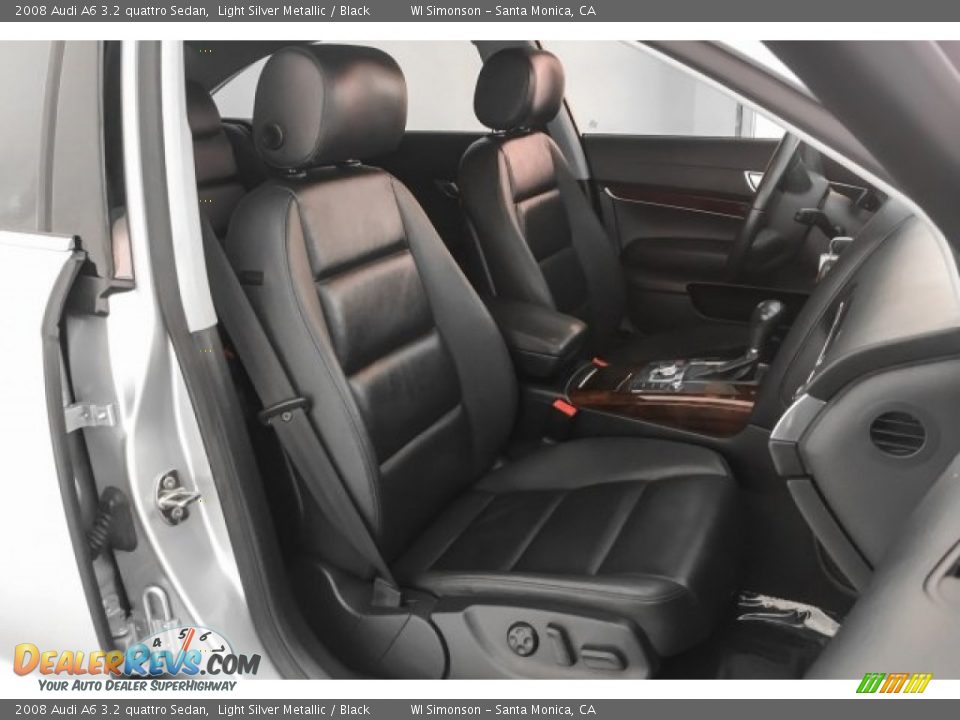 2008 Audi A6 3.2 quattro Sedan Light Silver Metallic / Black Photo #6