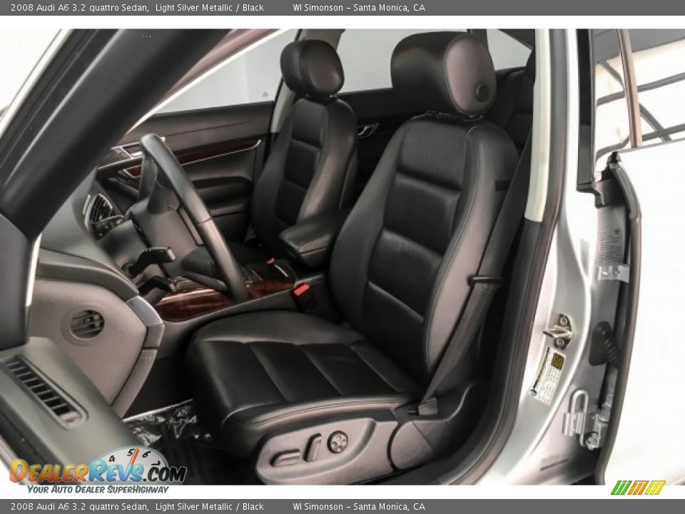 2008 Audi A6 3.2 quattro Sedan Light Silver Metallic / Black Photo #15