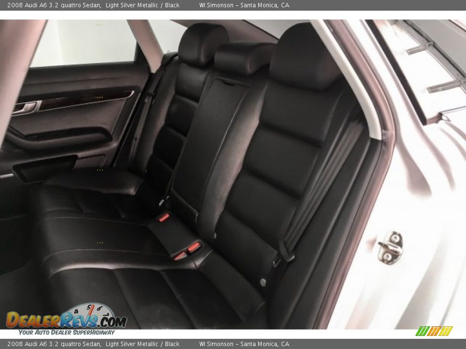2008 Audi A6 3.2 quattro Sedan Light Silver Metallic / Black Photo #17