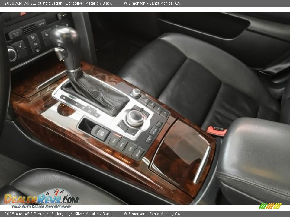 2008 Audi A6 3.2 quattro Sedan Light Silver Metallic / Black Photo #24