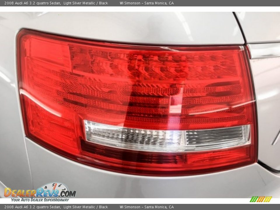 2008 Audi A6 3.2 quattro Sedan Light Silver Metallic / Black Photo #27