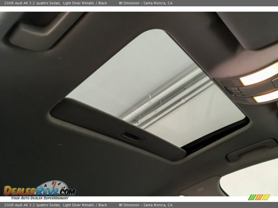 2008 Audi A6 3.2 quattro Sedan Light Silver Metallic / Black Photo #30