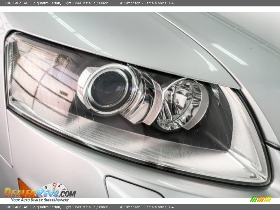 2008 Audi A6 3.2 quattro Sedan Light Silver Metallic / Black Photo #33