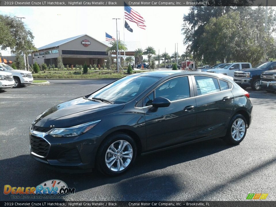 2019 Chevrolet Cruze LT Hatchback Nightfall Gray Metallic / Black Photo #1