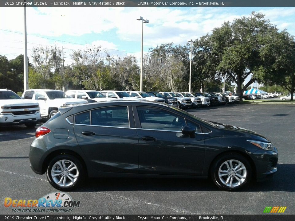 2019 Chevrolet Cruze LT Hatchback Nightfall Gray Metallic / Black Photo #6