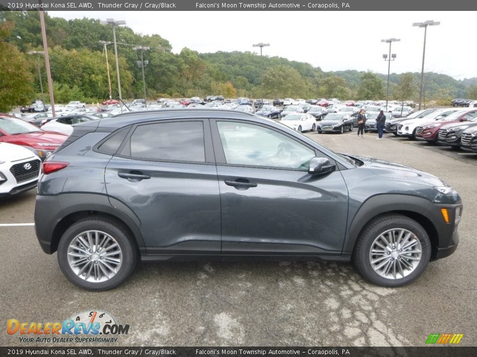 Thunder Gray 2019 Hyundai Kona SEL AWD Photo #1