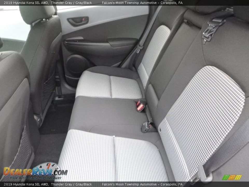 2019 Hyundai Kona SEL AWD Thunder Gray / Gray/Black Photo #8