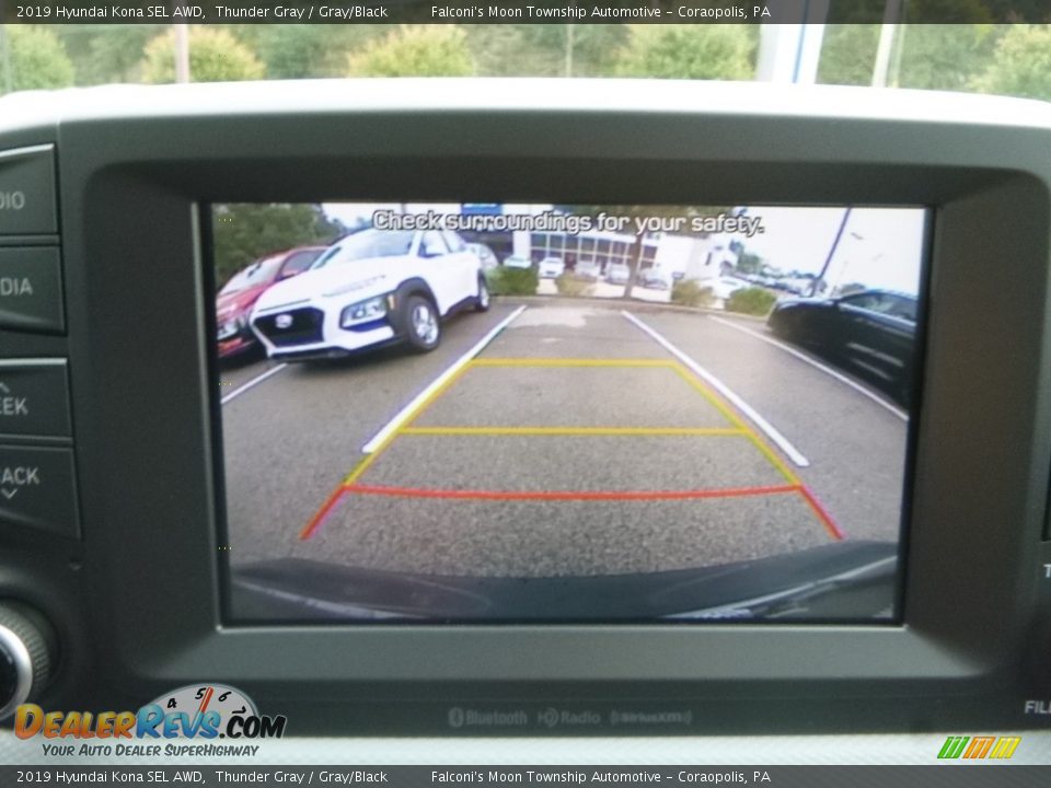 2019 Hyundai Kona SEL AWD Thunder Gray / Gray/Black Photo #14