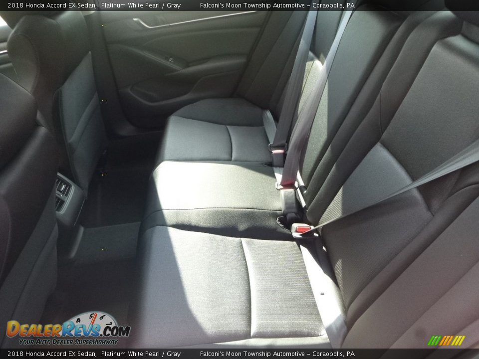 2018 Honda Accord EX Sedan Platinum White Pearl / Gray Photo #9