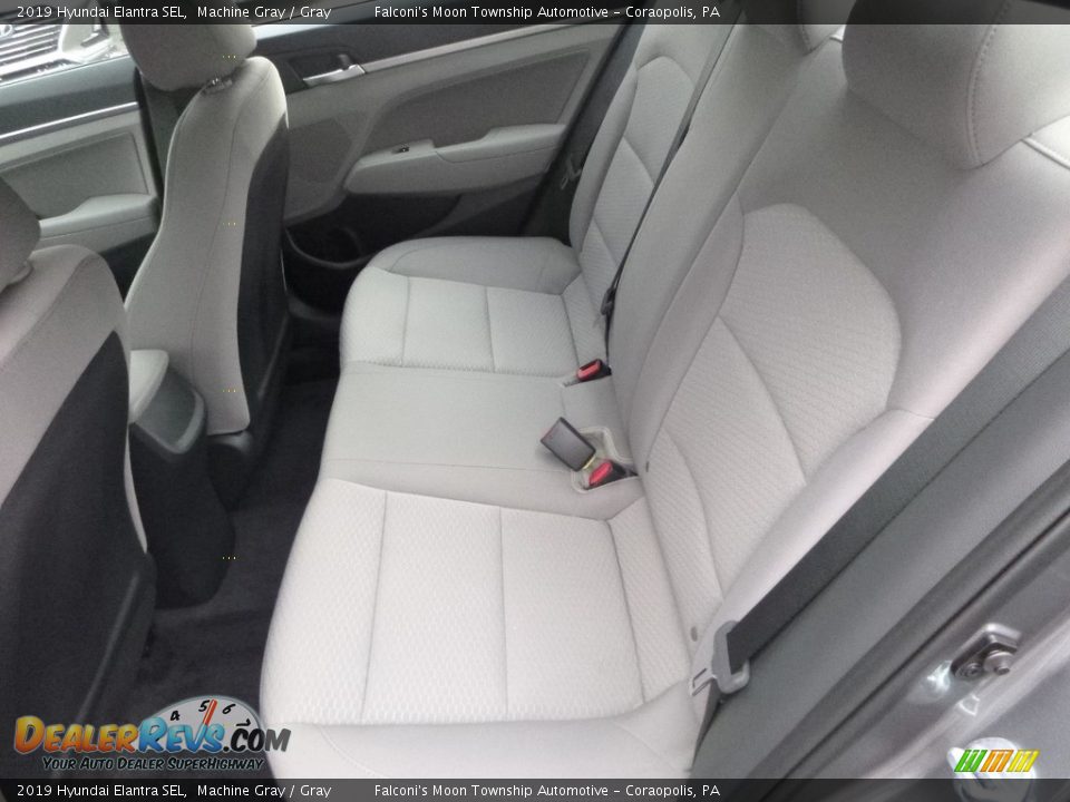 Rear Seat of 2019 Hyundai Elantra SEL Photo #8