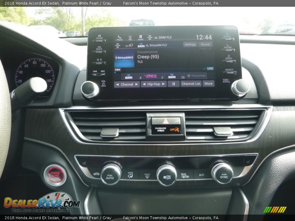 2018 Honda Accord EX Sedan Platinum White Pearl / Gray Photo #14