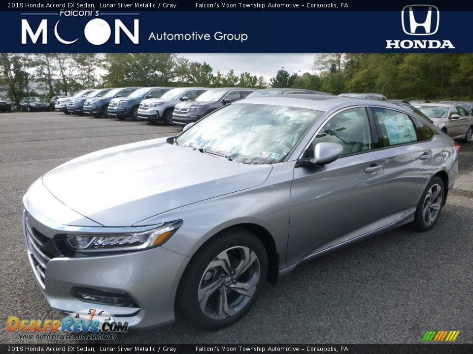 2018 Honda Accord EX Sedan Lunar Silver Metallic / Gray Photo #1