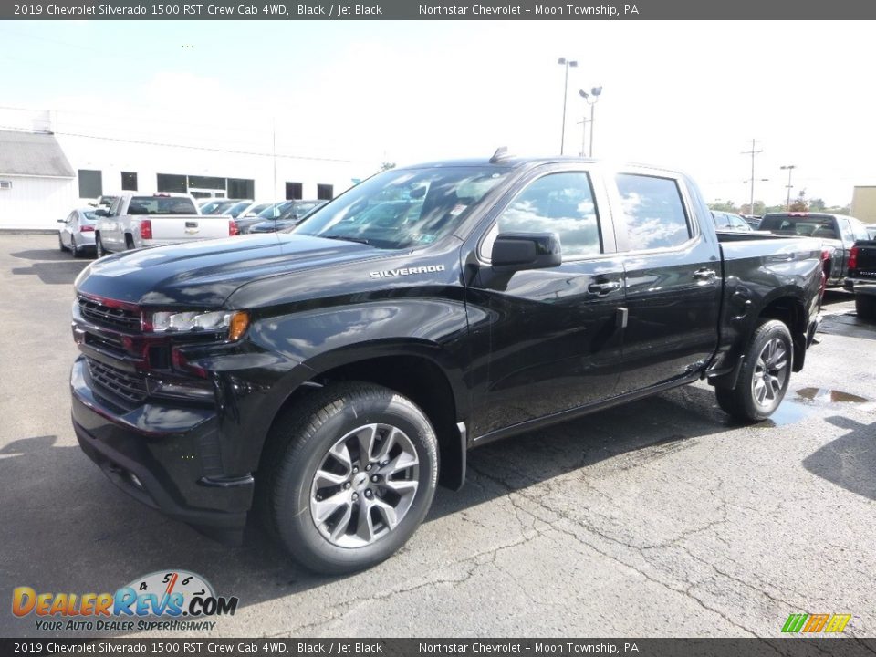 2019 Chevrolet Silverado 1500 RST Crew Cab 4WD Black / Jet Black Photo #1