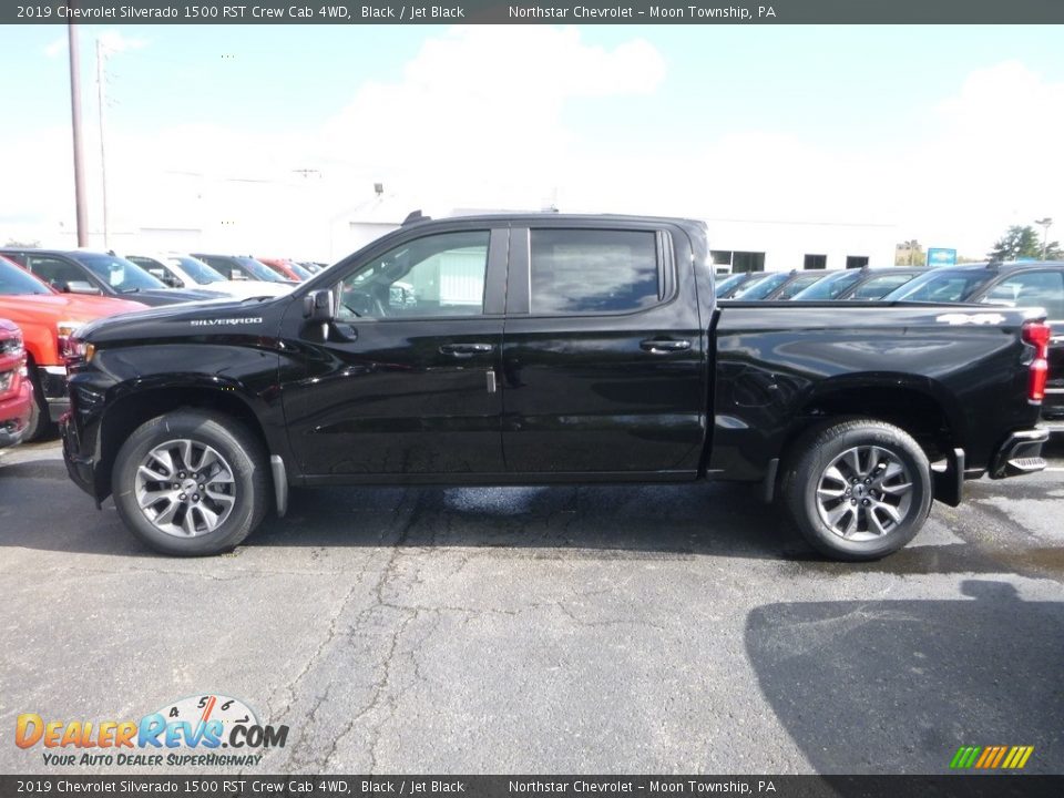 2019 Chevrolet Silverado 1500 RST Crew Cab 4WD Black / Jet Black Photo #2