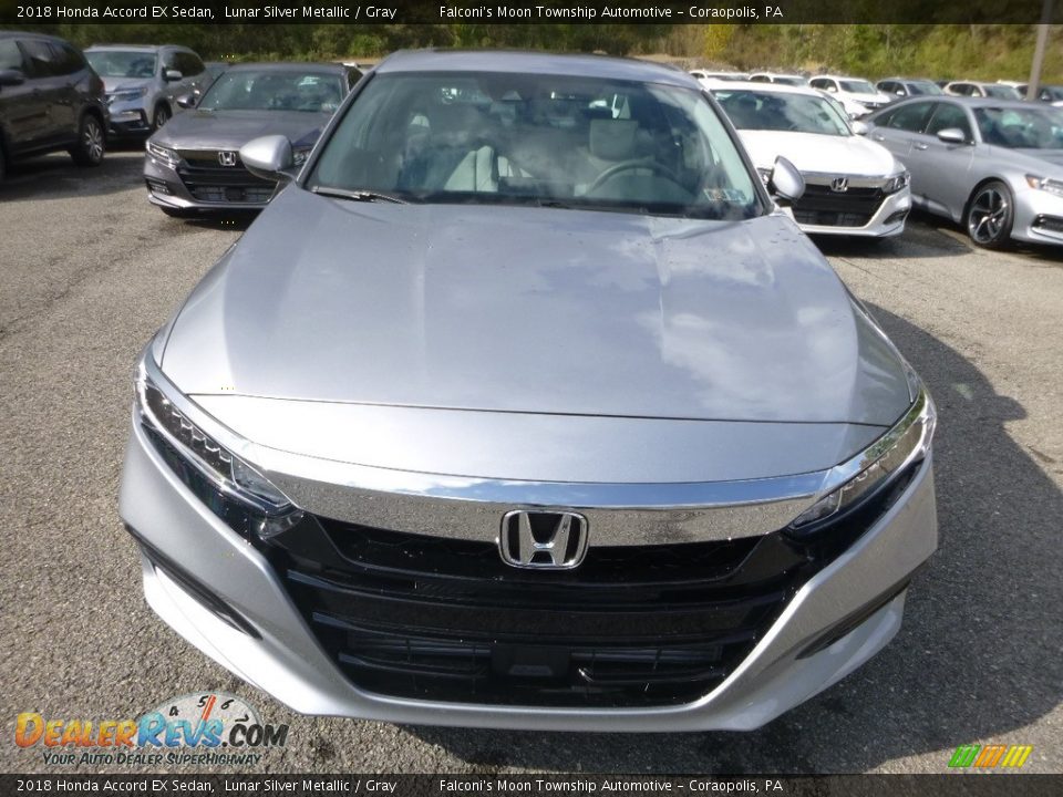 2018 Honda Accord EX Sedan Lunar Silver Metallic / Gray Photo #6
