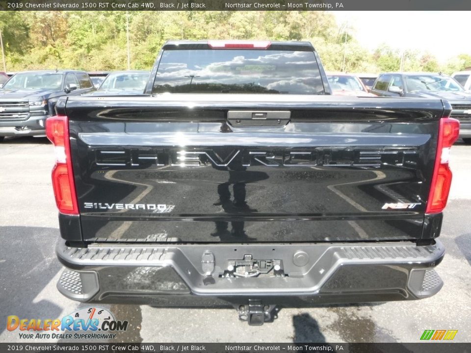 2019 Chevrolet Silverado 1500 RST Crew Cab 4WD Black / Jet Black Photo #4