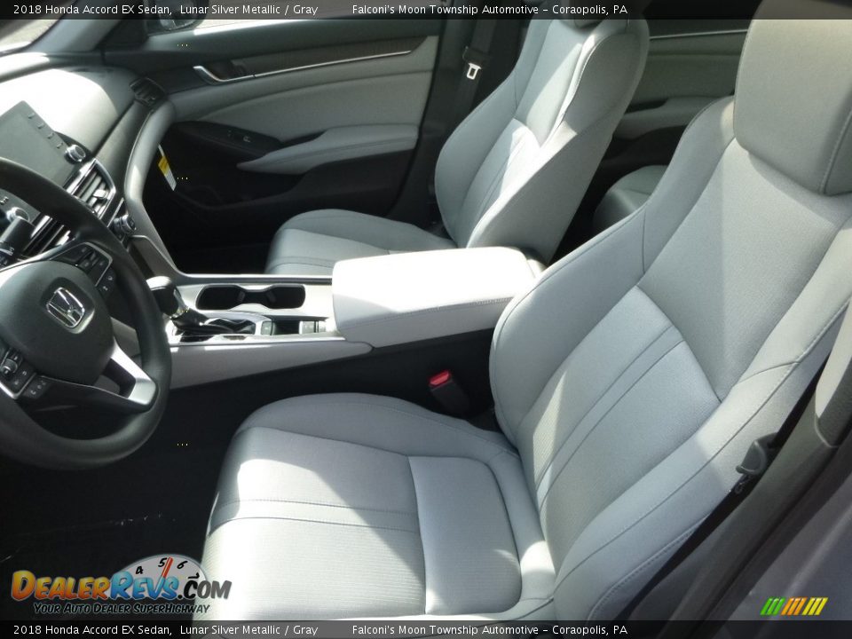2018 Honda Accord EX Sedan Lunar Silver Metallic / Gray Photo #7
