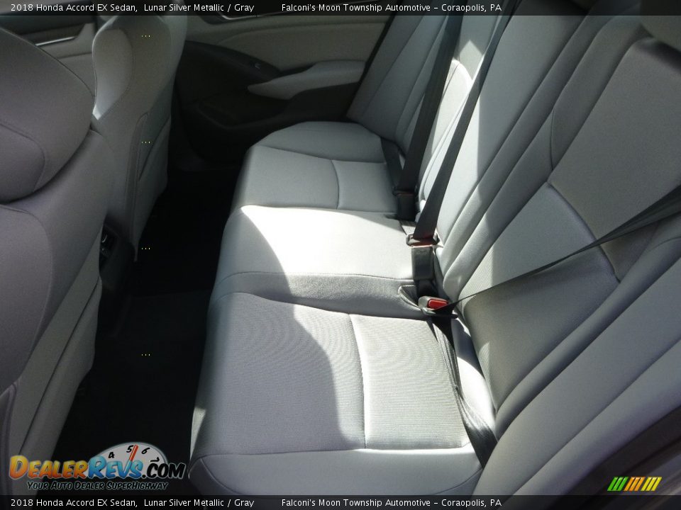 2018 Honda Accord EX Sedan Lunar Silver Metallic / Gray Photo #8