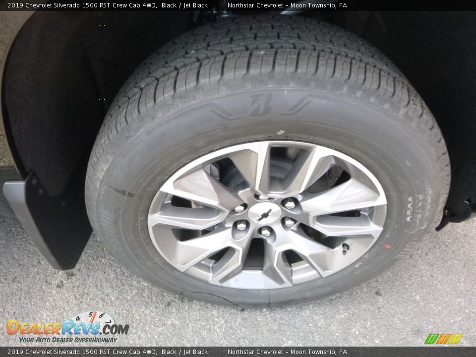 2019 Chevrolet Silverado 1500 RST Crew Cab 4WD Black / Jet Black Photo #8