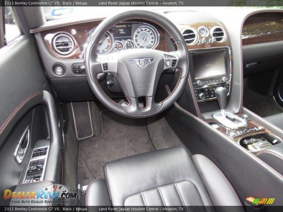 2013 Bentley Continental GT V8 Black / Beluga Photo #14
