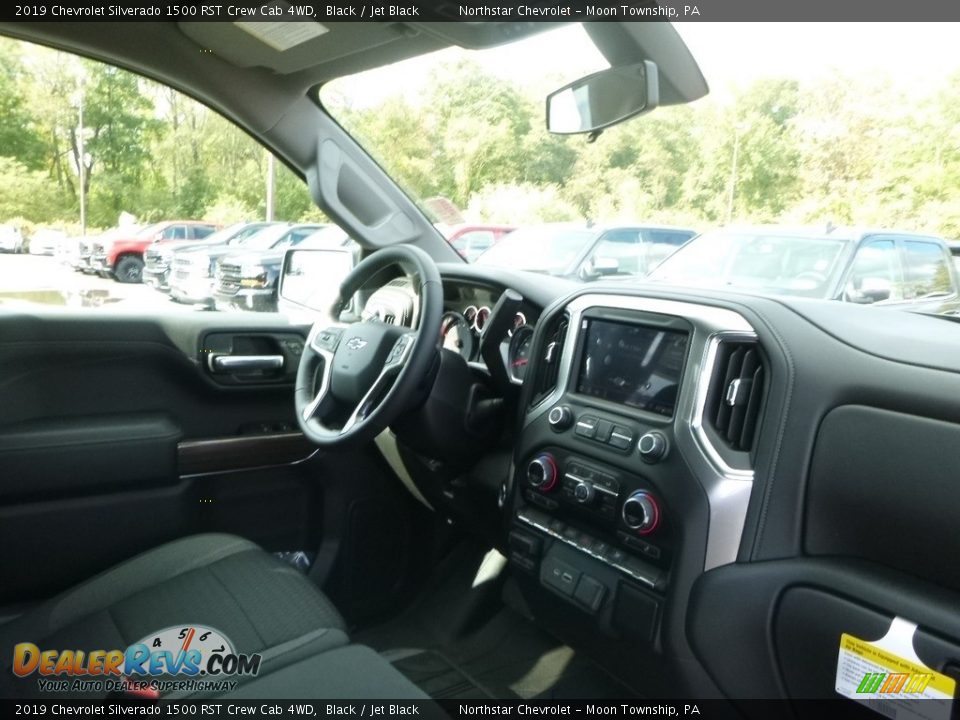 2019 Chevrolet Silverado 1500 RST Crew Cab 4WD Black / Jet Black Photo #10