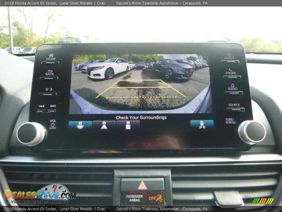 2018 Honda Accord EX Sedan Lunar Silver Metallic / Gray Photo #14