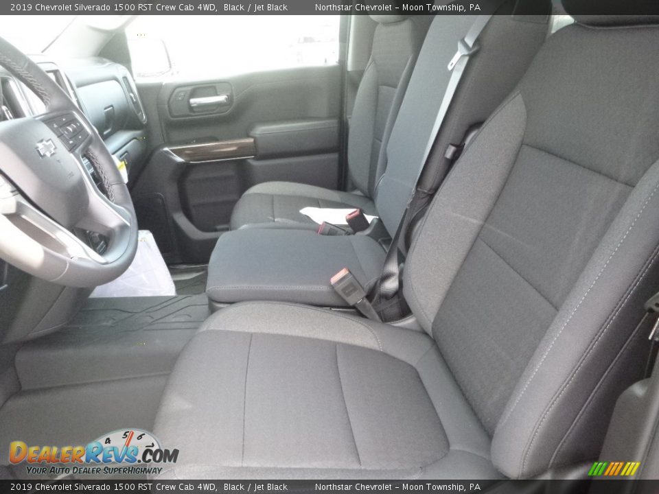 2019 Chevrolet Silverado 1500 RST Crew Cab 4WD Black / Jet Black Photo #13