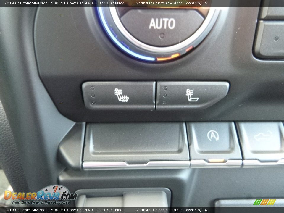 2019 Chevrolet Silverado 1500 RST Crew Cab 4WD Black / Jet Black Photo #18