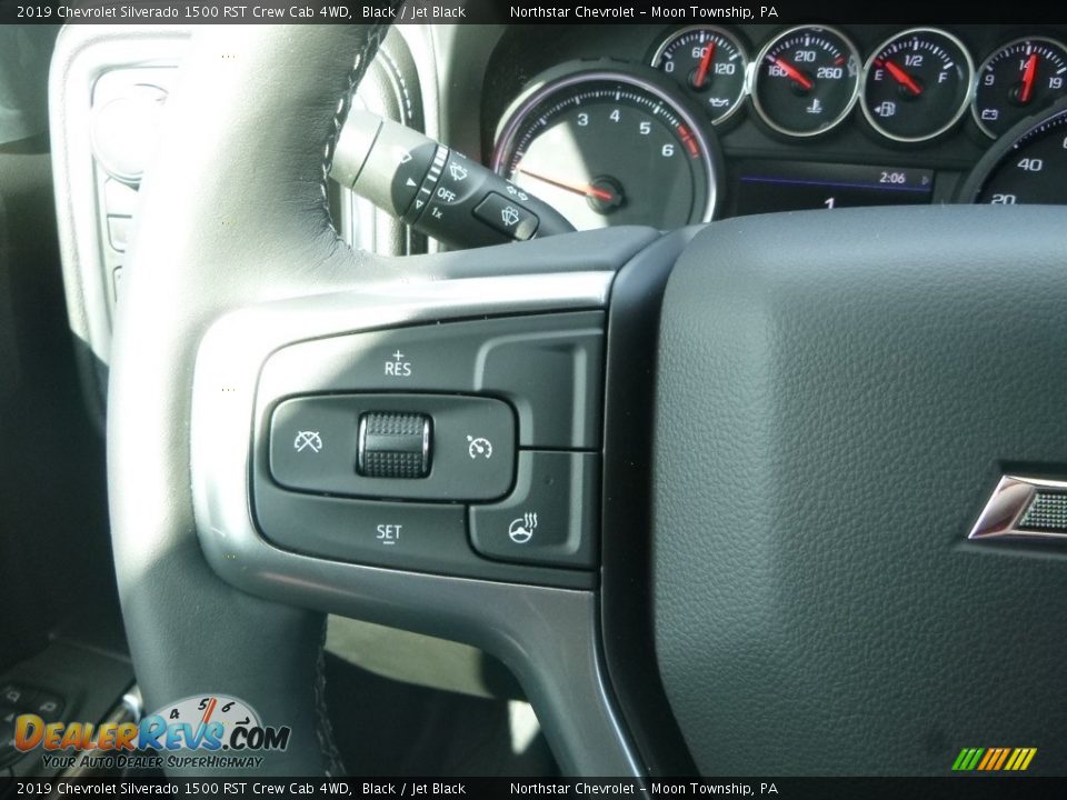 2019 Chevrolet Silverado 1500 RST Crew Cab 4WD Black / Jet Black Photo #20