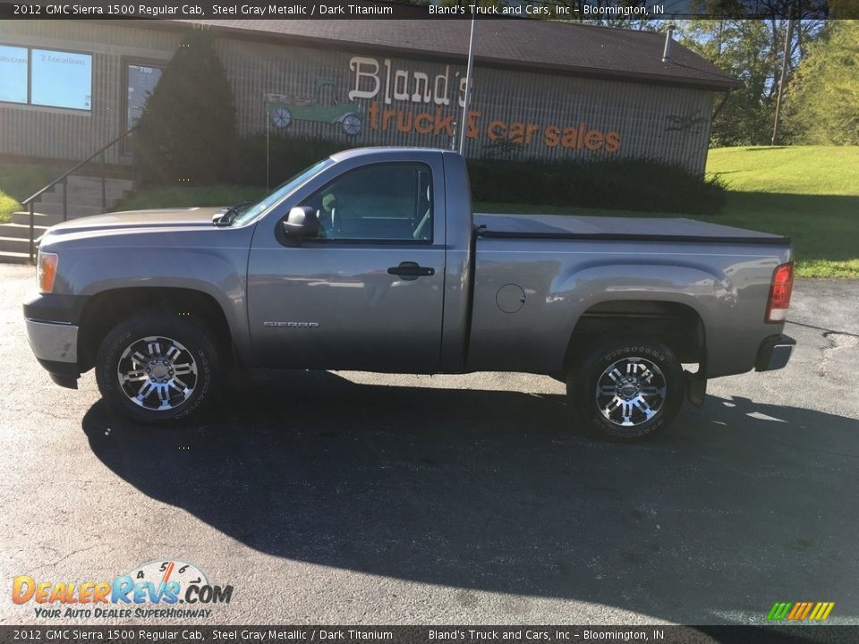 2012 GMC Sierra 1500 Regular Cab Steel Gray Metallic / Dark Titanium Photo #2