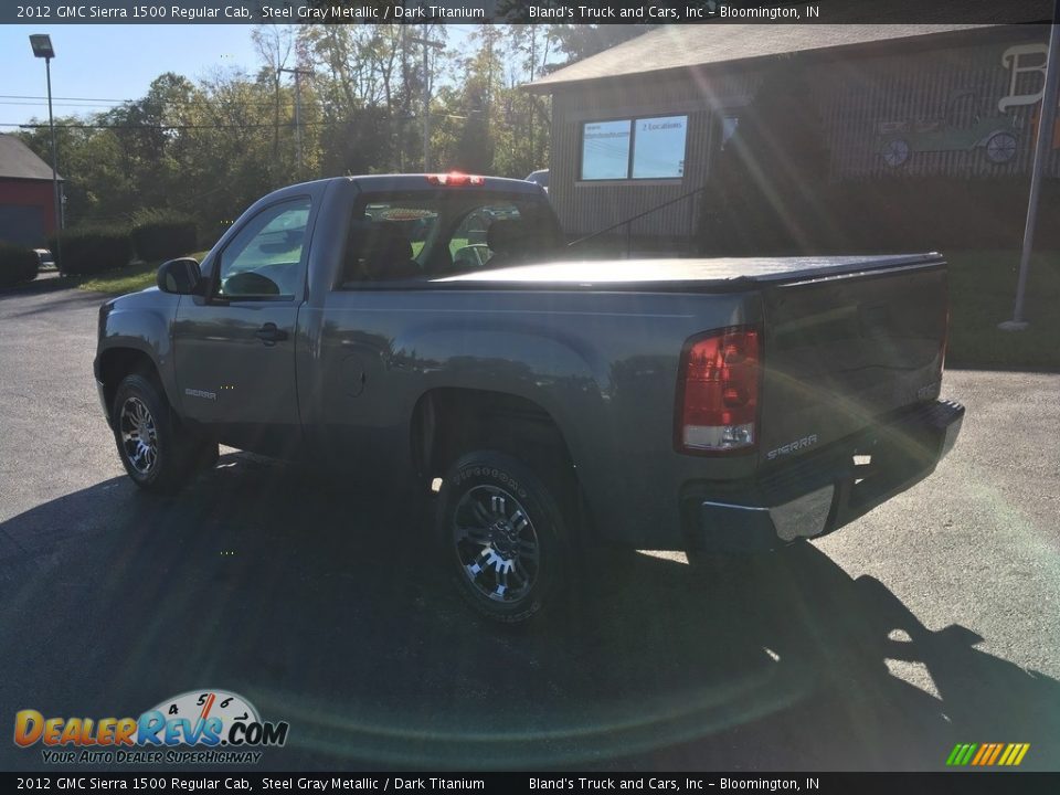 2012 GMC Sierra 1500 Regular Cab Steel Gray Metallic / Dark Titanium Photo #3