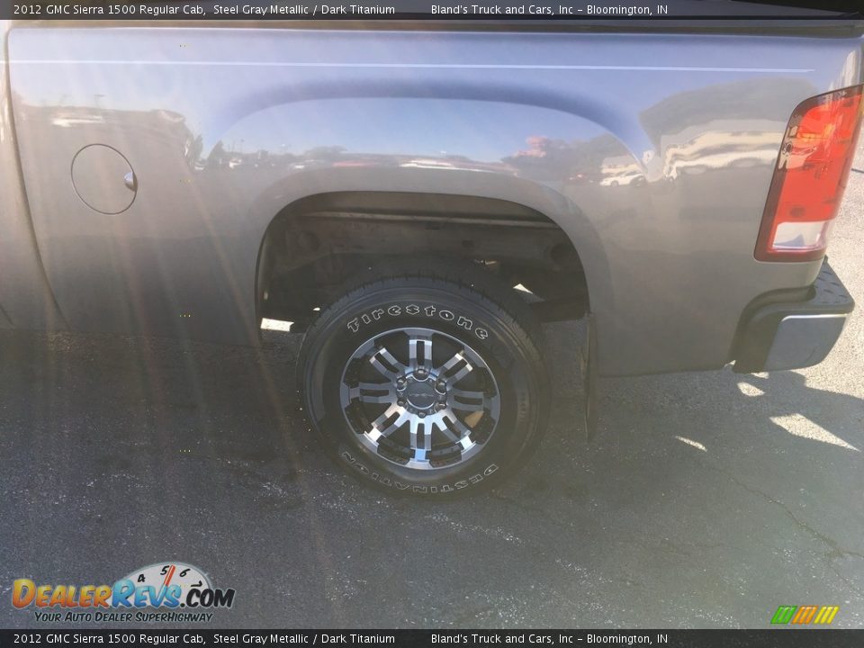 2012 GMC Sierra 1500 Regular Cab Steel Gray Metallic / Dark Titanium Photo #8