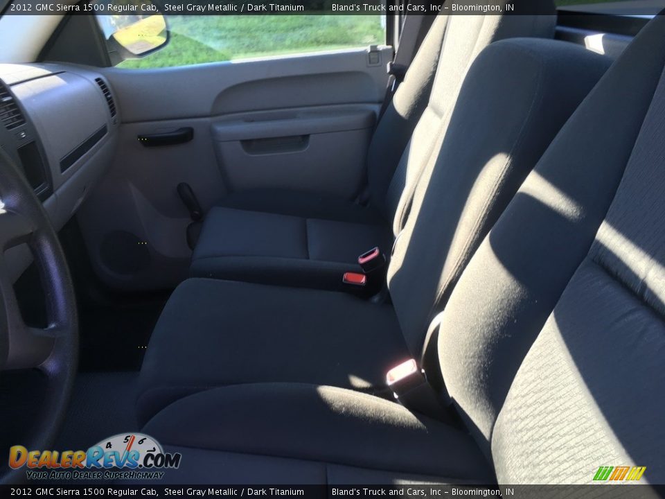 2012 GMC Sierra 1500 Regular Cab Steel Gray Metallic / Dark Titanium Photo #11
