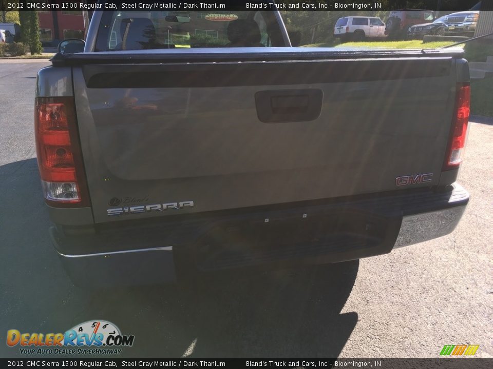 2012 GMC Sierra 1500 Regular Cab Steel Gray Metallic / Dark Titanium Photo #14