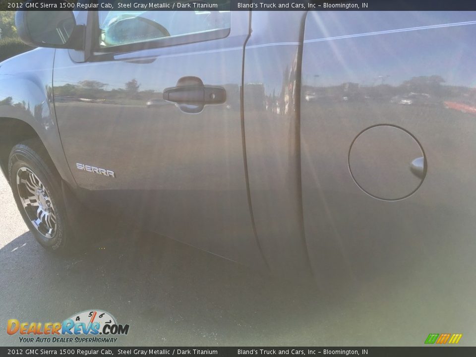 2012 GMC Sierra 1500 Regular Cab Steel Gray Metallic / Dark Titanium Photo #18