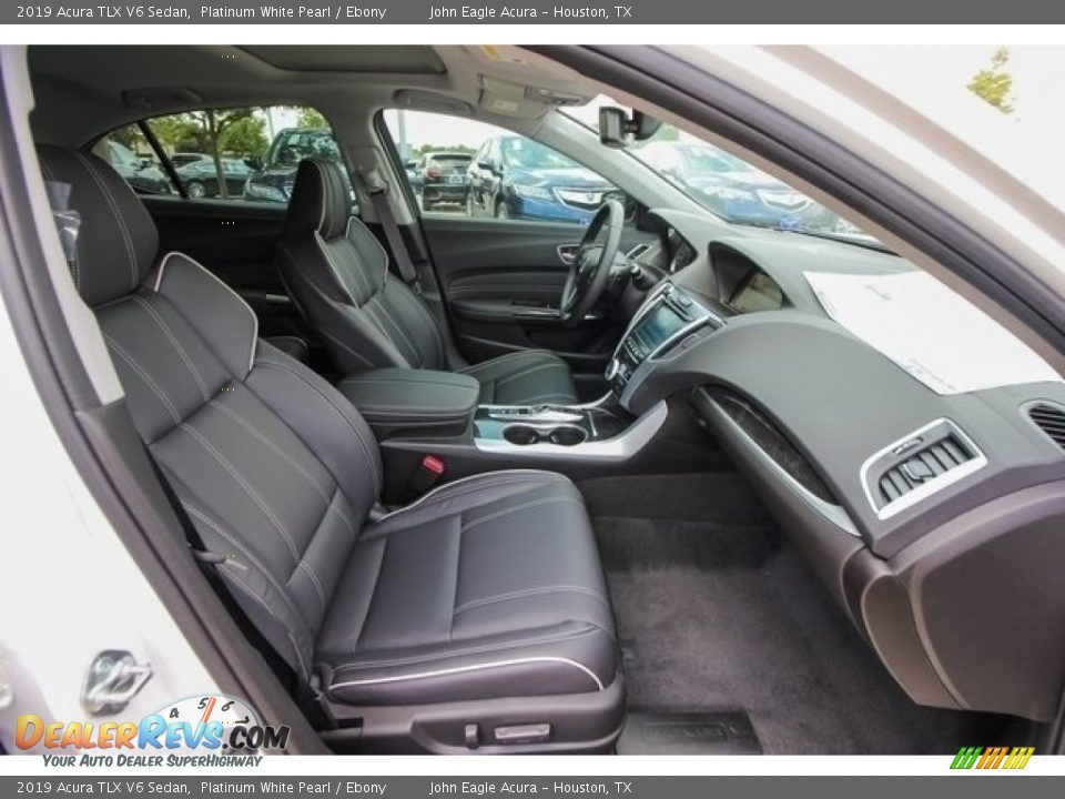 2019 Acura TLX V6 Sedan Platinum White Pearl / Ebony Photo #22