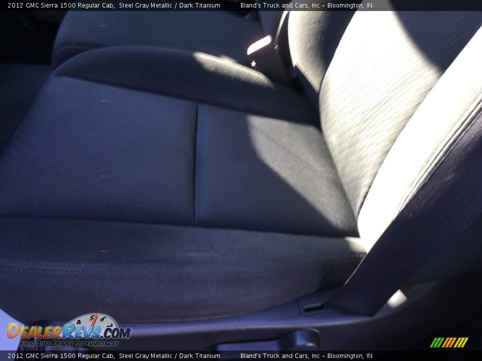 2012 GMC Sierra 1500 Regular Cab Steel Gray Metallic / Dark Titanium Photo #22